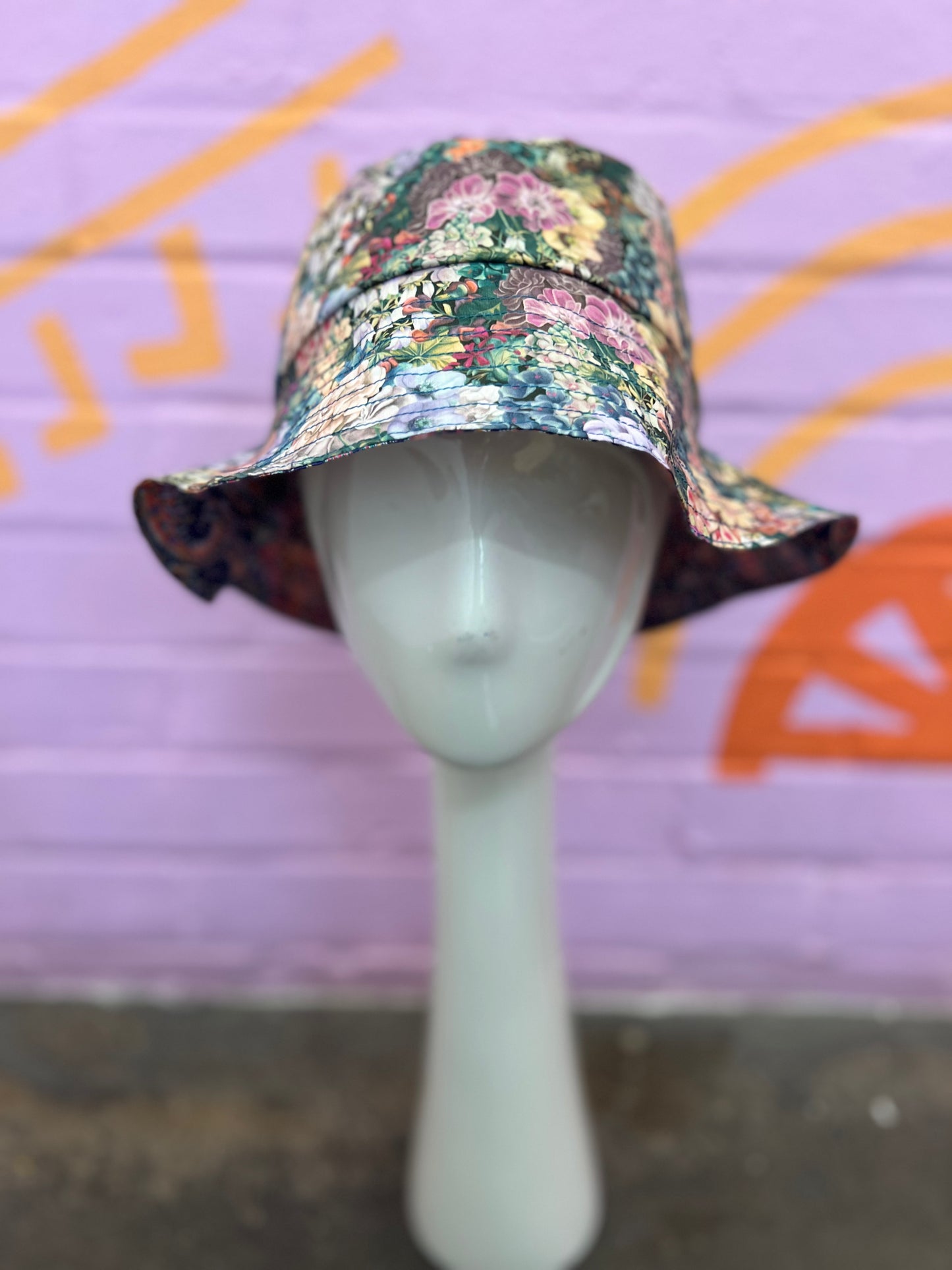 Reversible Bucket Hat Made From Liberty Tana Lawn Cotton