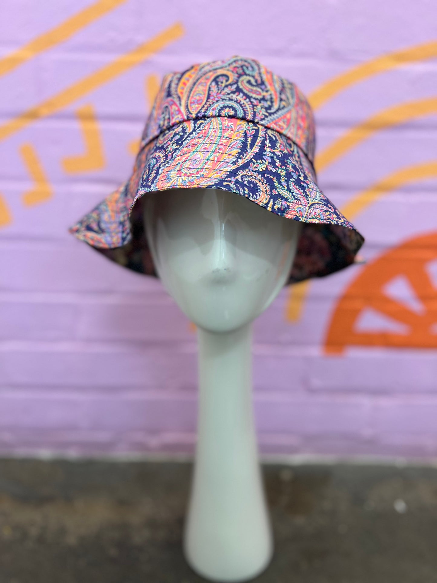 Reversible Bucket Hat Made From Liberty Tana Lawn Cotton