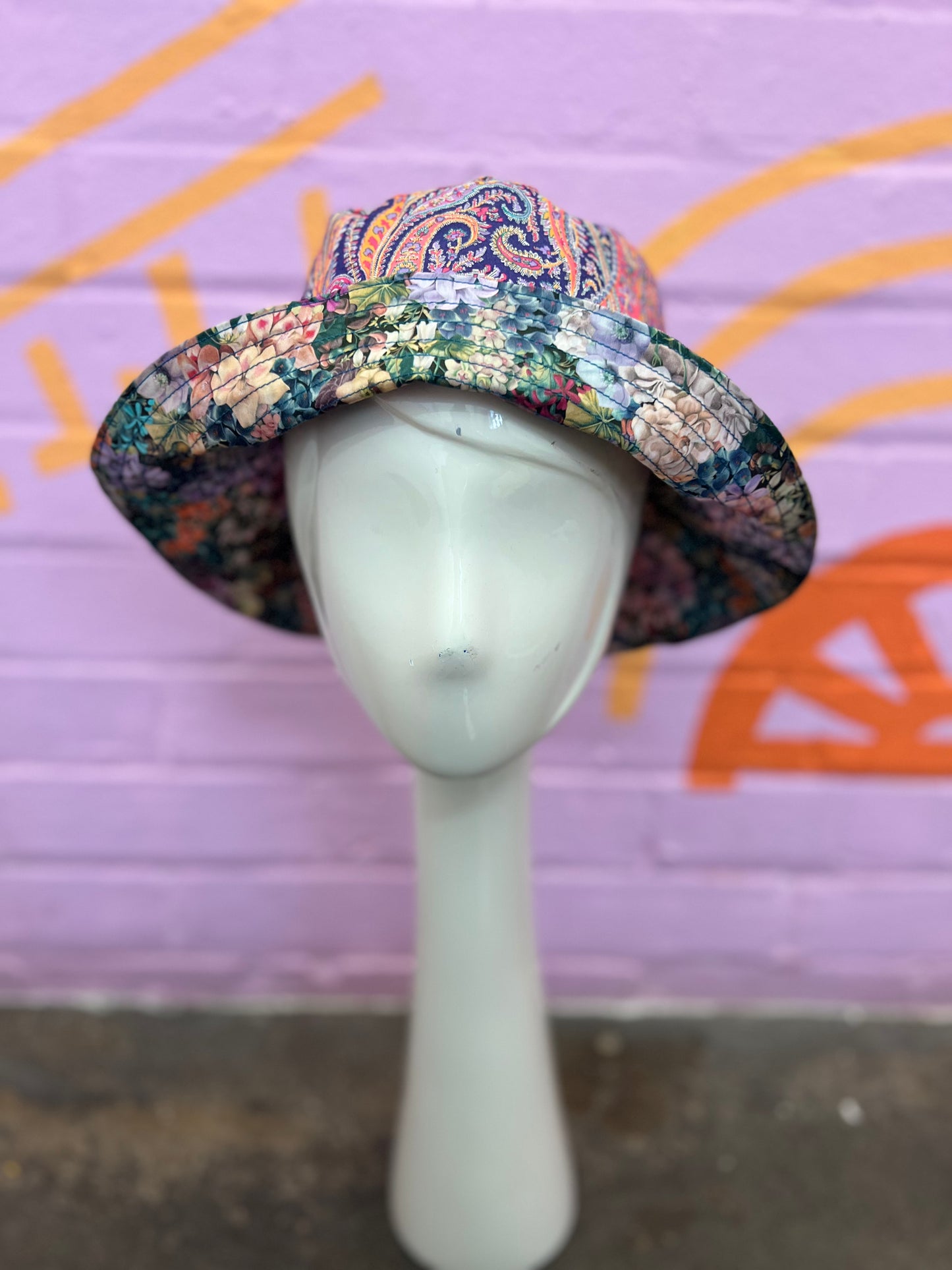 Reversible Bucket Hat Made From Liberty Tana Lawn Cotton